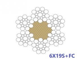 6X19S+FC、6X19S+IWR、6X19W+FC、6X19W+IWR鋼絲繩